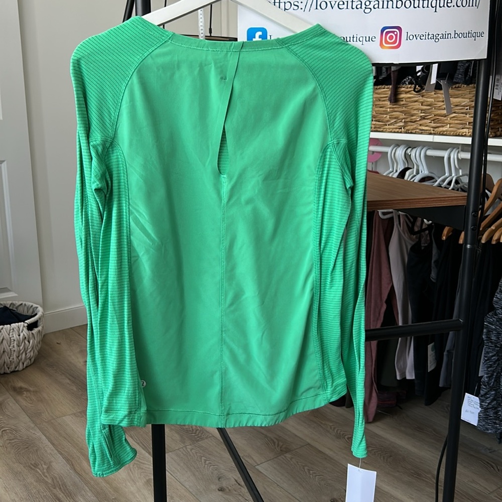 Lululemon Run Silver Lining Long Sleeve Lightweight Top Small